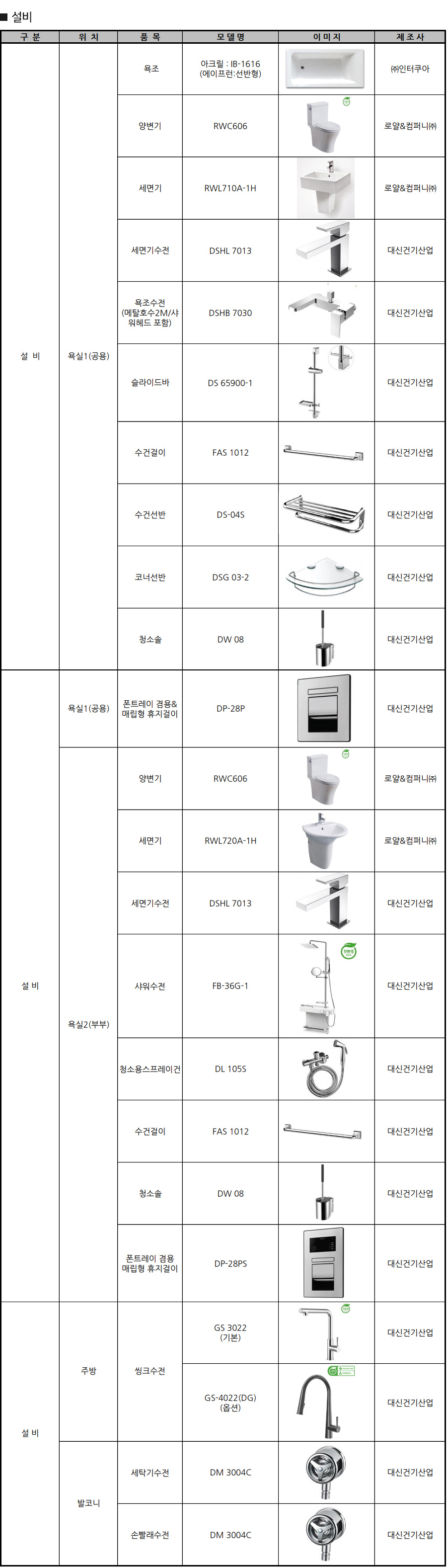 설비